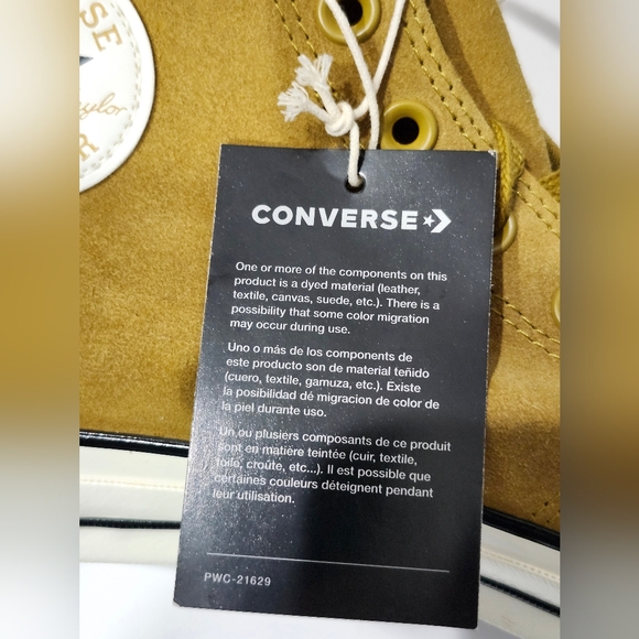 Converse Chuck 70 High Top Suede Hidden Trail/Egret-Black Size 11.5 A05598C NWT - Picture 7 of 8